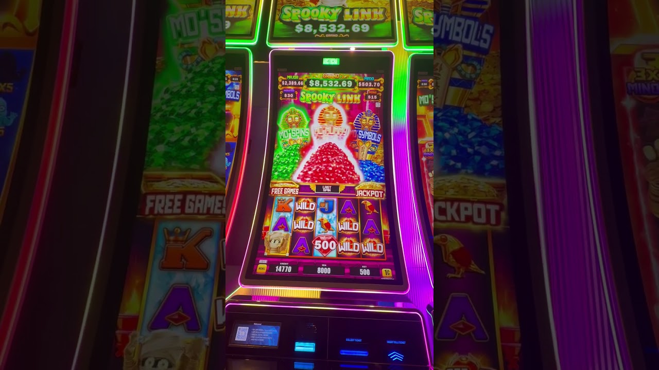 SPOKI LINK MO’MO’M0 MUMMY FREE GAMES 5.00 bet. 