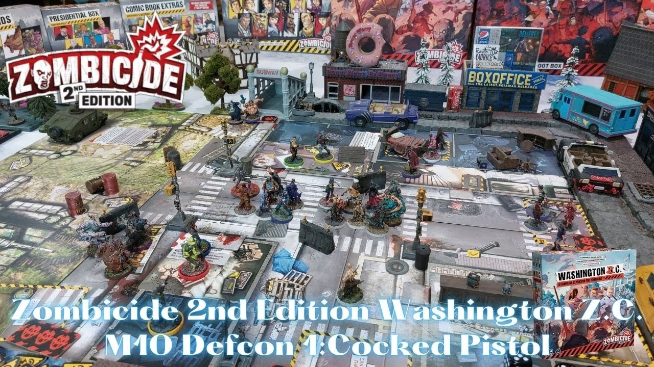 Cmon Games Zombicide 2nd Edition Washington Z.C. M10 Defcon 1:Cocked Pistol
