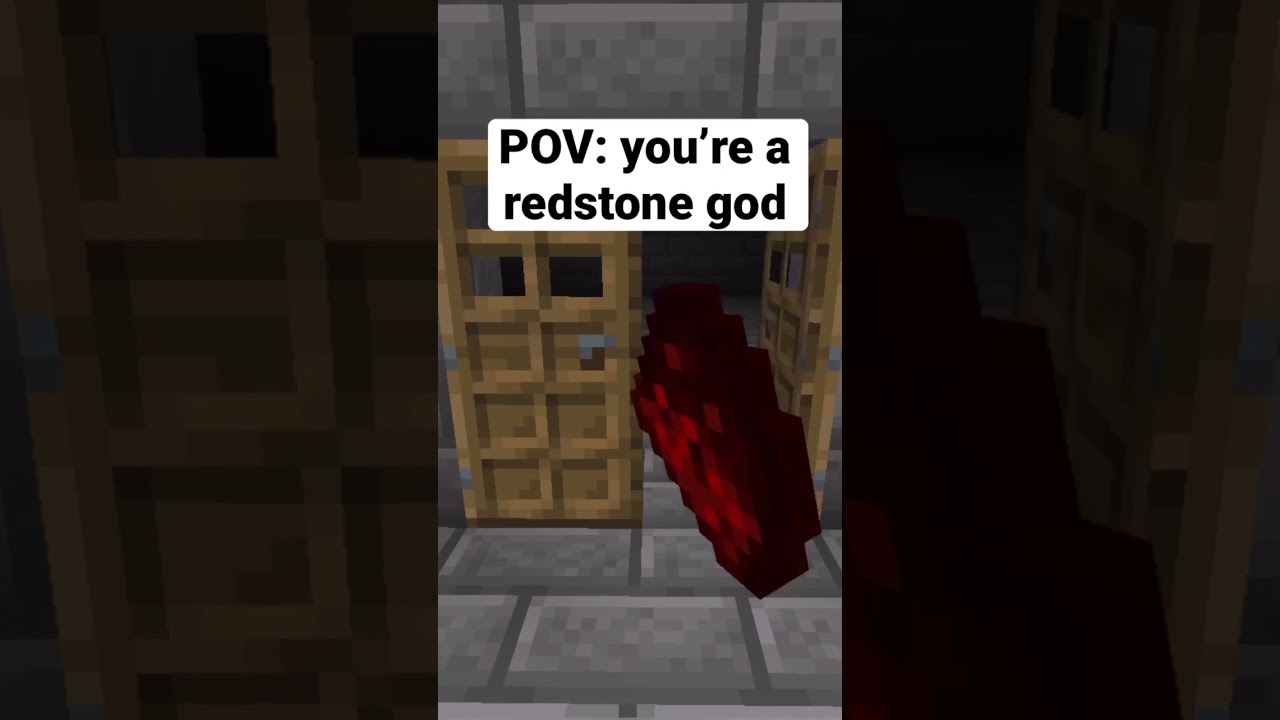 POV: you&rsquo;re a redstone god