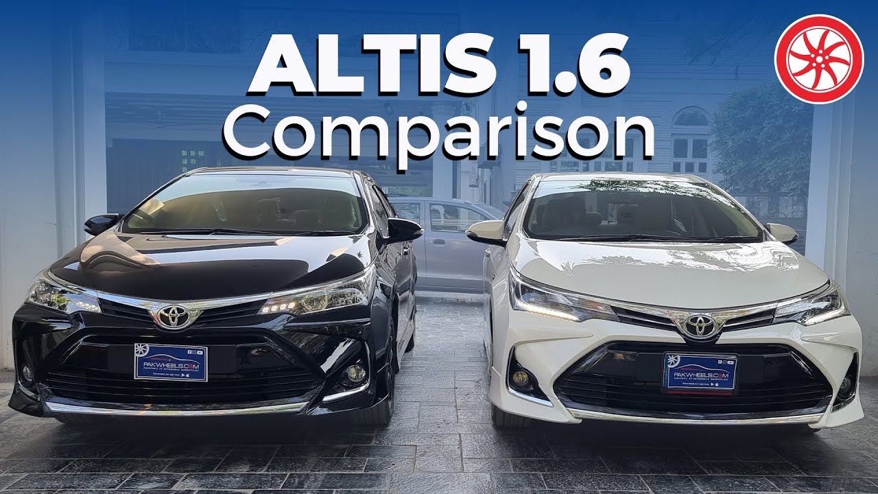 Corolla ALTIS 1.6 Comparison | PakWheels