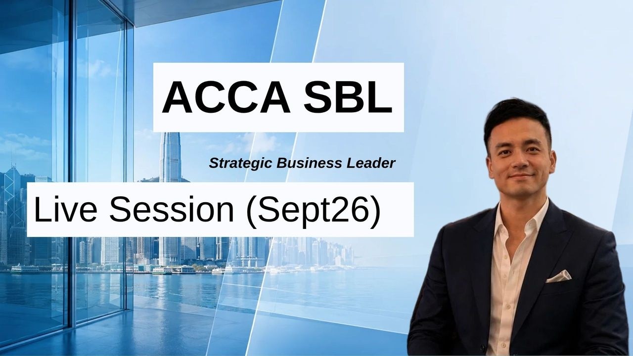 ACCA Strategic business leader SBL Revision Sept 2026