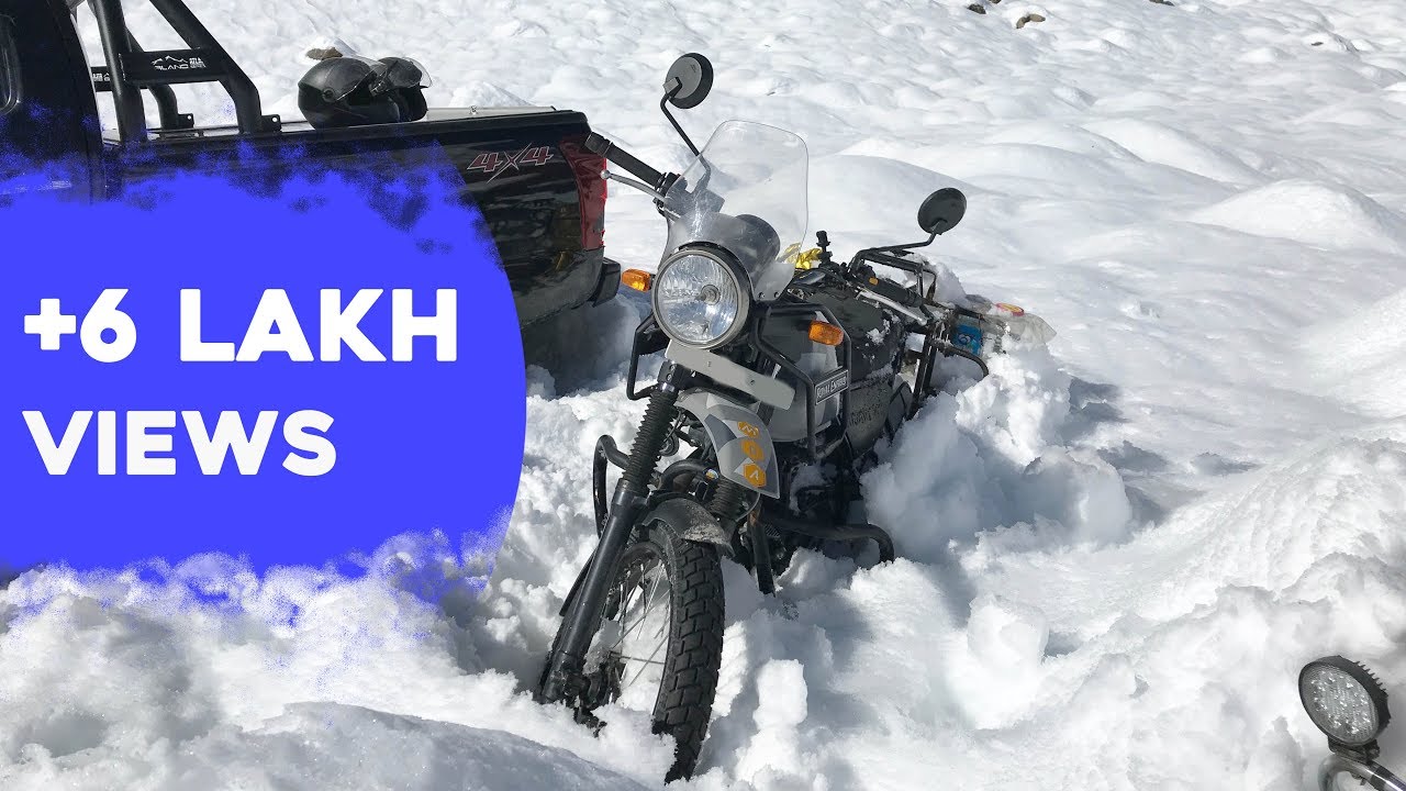 Rescued from Spiti Valley ROAD TRIP • RE Himalayan BS4 || DRONE SHOTS