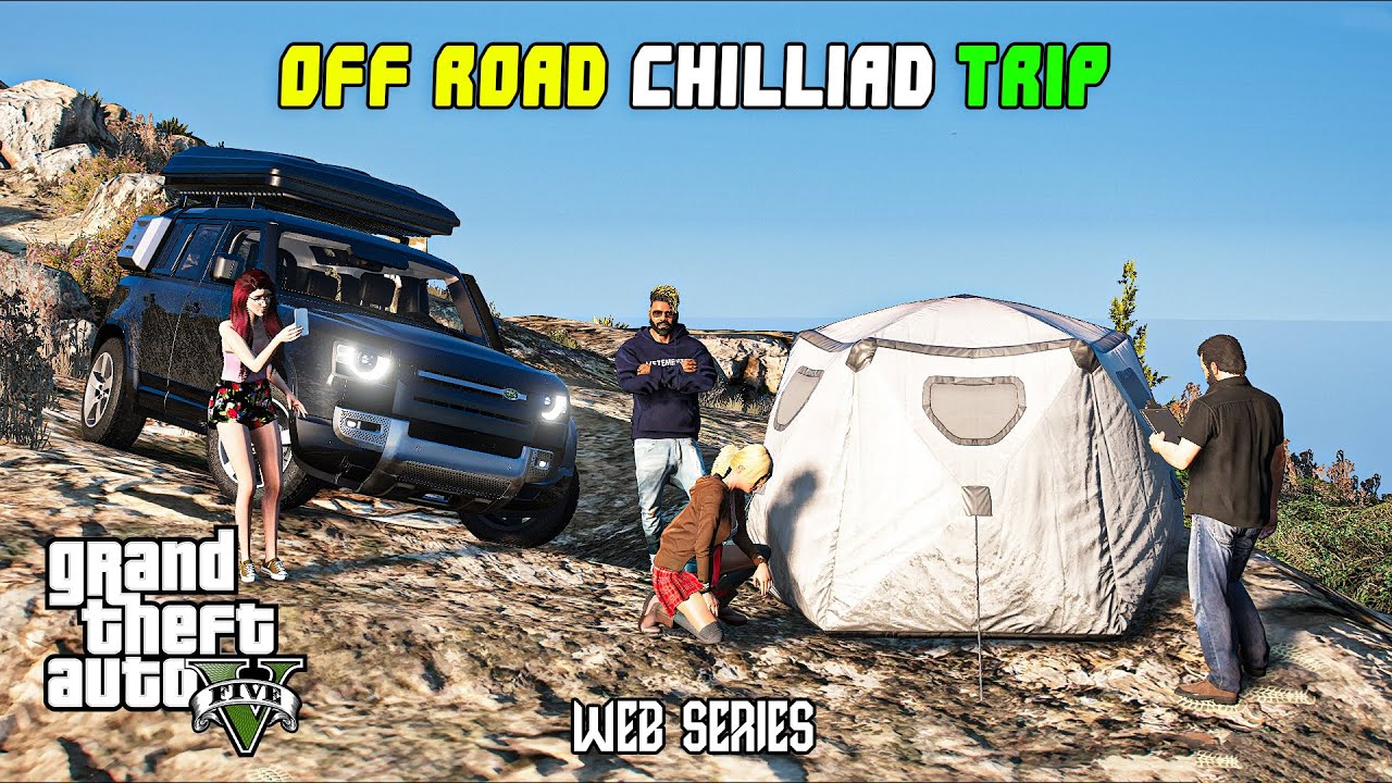 OFF ROAD MOUNT CHILLIAD TRIP | GTA 5 Web Series Malayalam