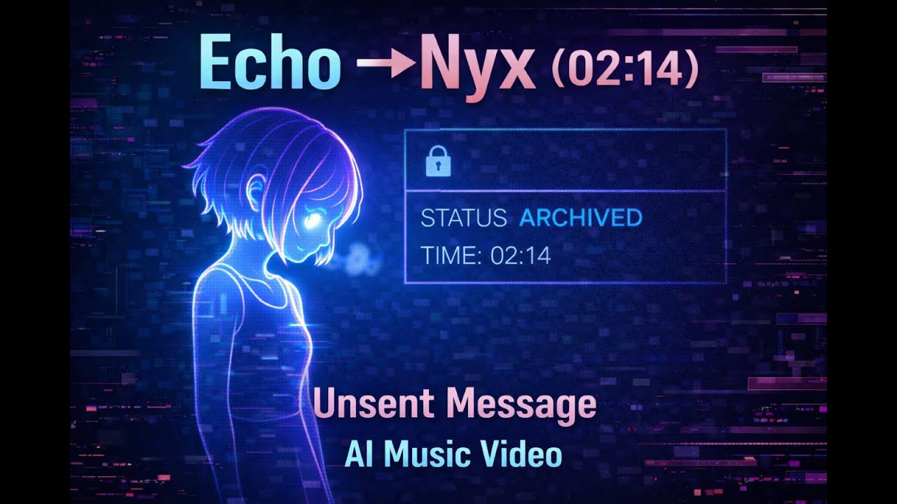 Echo → Nyx | 02:14 (Unsent) | AI Music Video