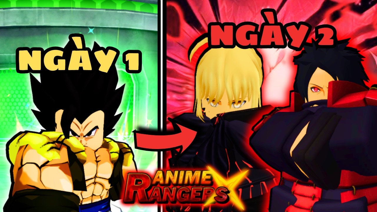 Mình Evo Mythic MẠNH NHẤT GAME Hiện Tại | NOOB TO PRO ANIME RANGER X NGÀY 2!!!