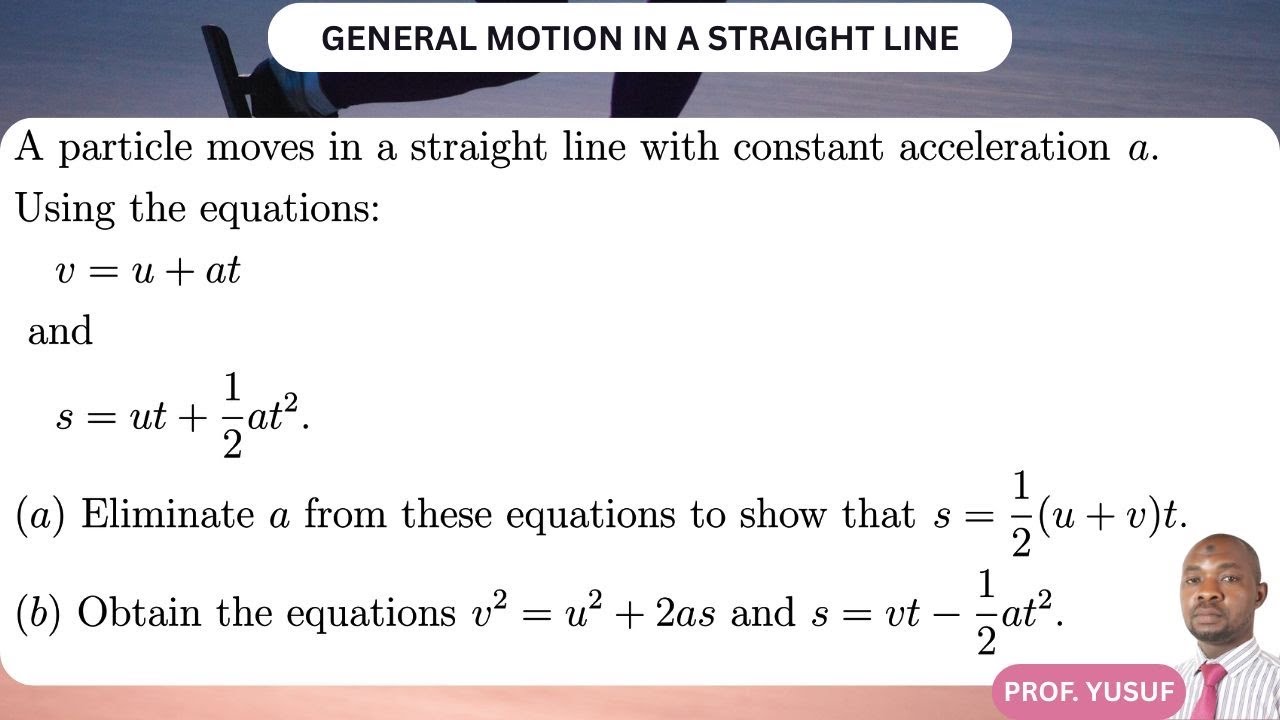 MOTION DEMYSTIFIED: Where Equations UNLEASH the secrets.
