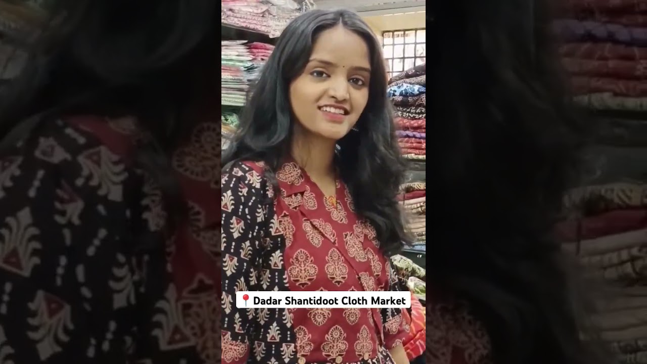 Pure Cotton Dresses in Dadar Shantidoot Cloth Market in Mumbai 