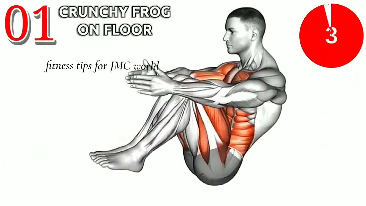 Five exercises are effective for core muscles and all body strong 