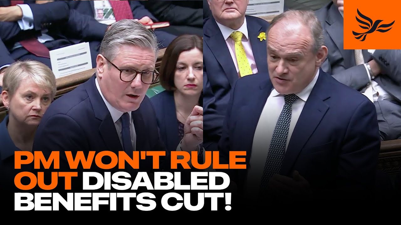 Kier Starmer REFUSES to rule out cuts to disability benefits for those who can't work | PMQs