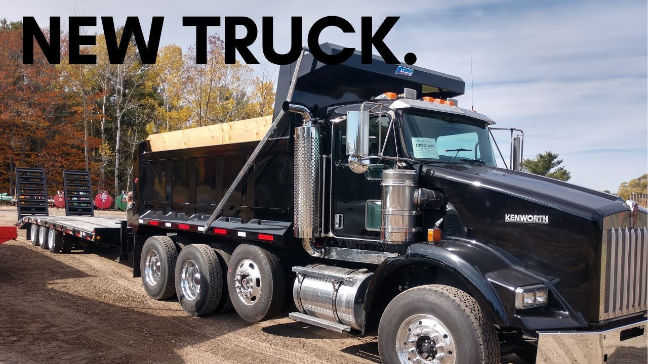 New Kenworth T800, Felling Trailer. + Shop and Yard day.