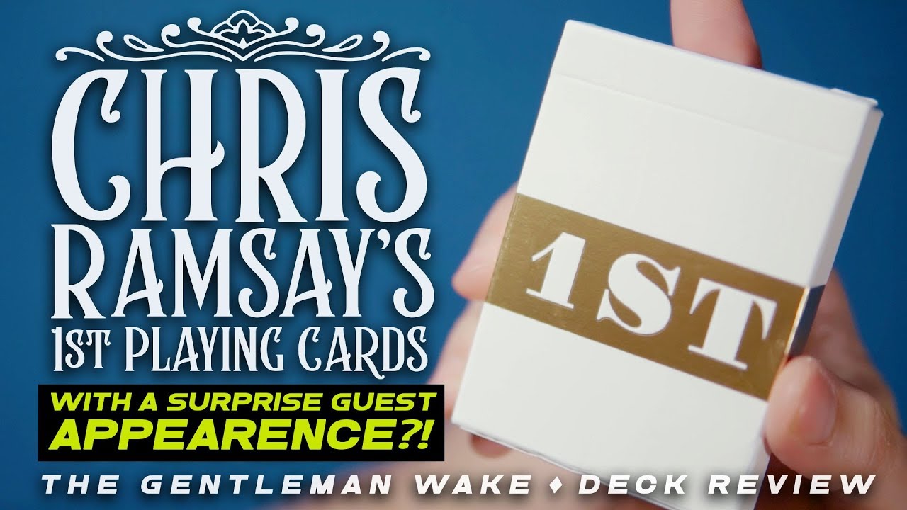 DID CHRIS RAMSAY WATCH THIS?! 1st Playing Cards Deck Review