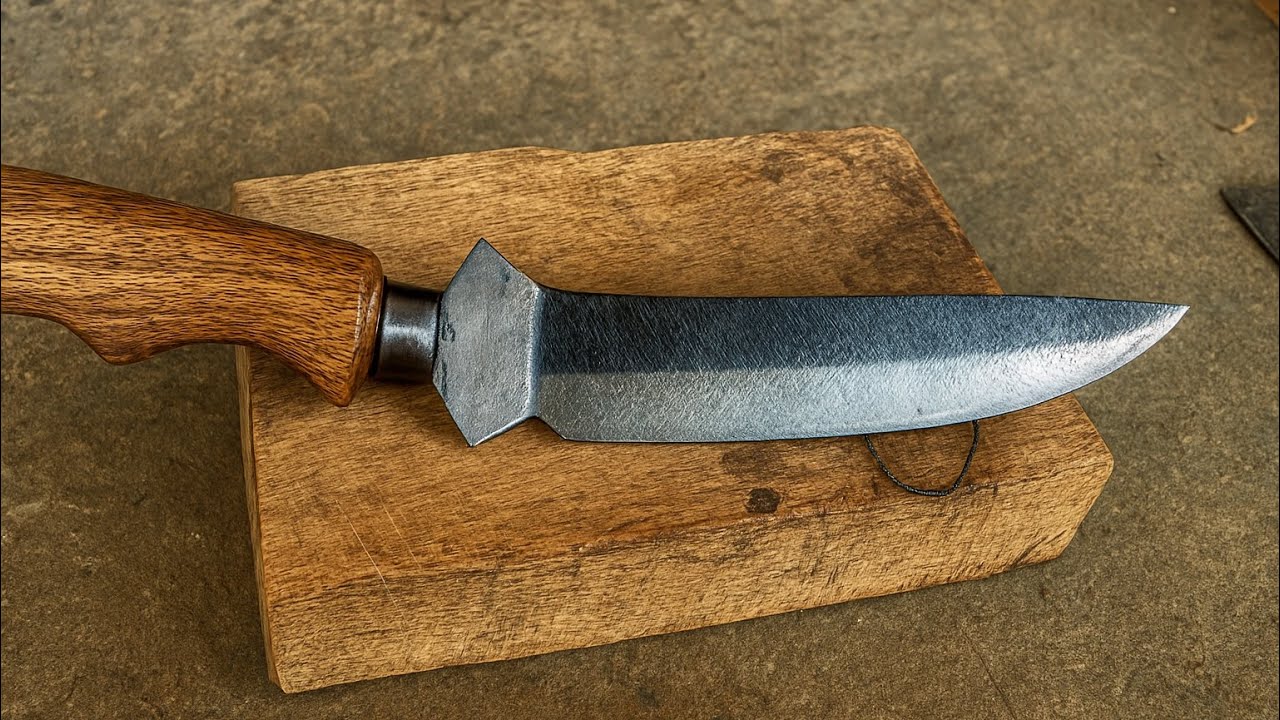 From Rusty File to Razor Sharp Knife - A Metalworking Adventure