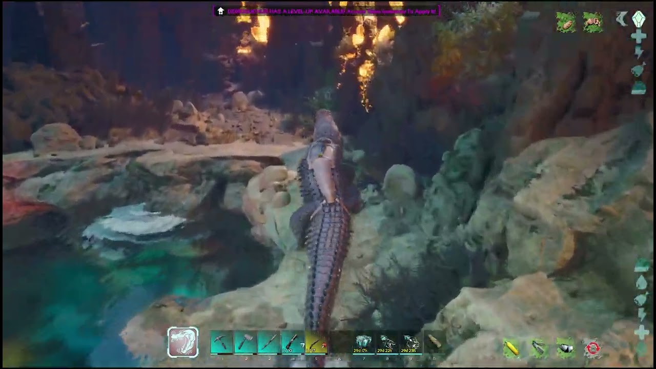 ARK Survival Ascended, how to find explorer notes/dossier at The Caverns of Lost Hope