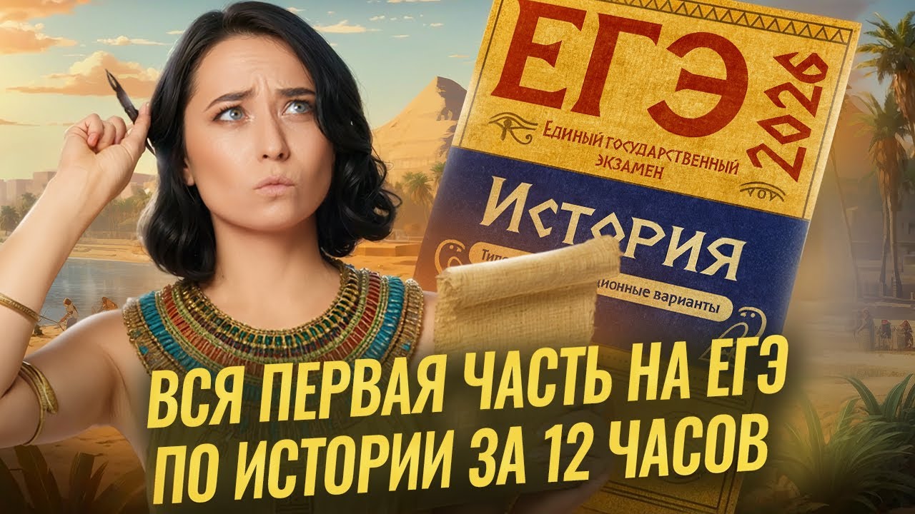 Вся первая часть на ЕГЭ по истории 2026 за 12 часов | Умскул