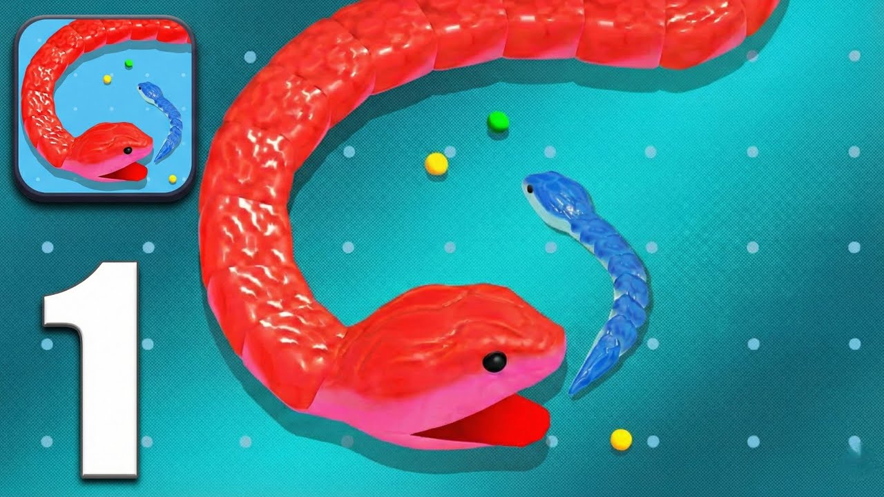 Snake Clash – Gameplay Walkthrough Part 1 - New Update Monster Snake Gameplay! (Android & iOS)