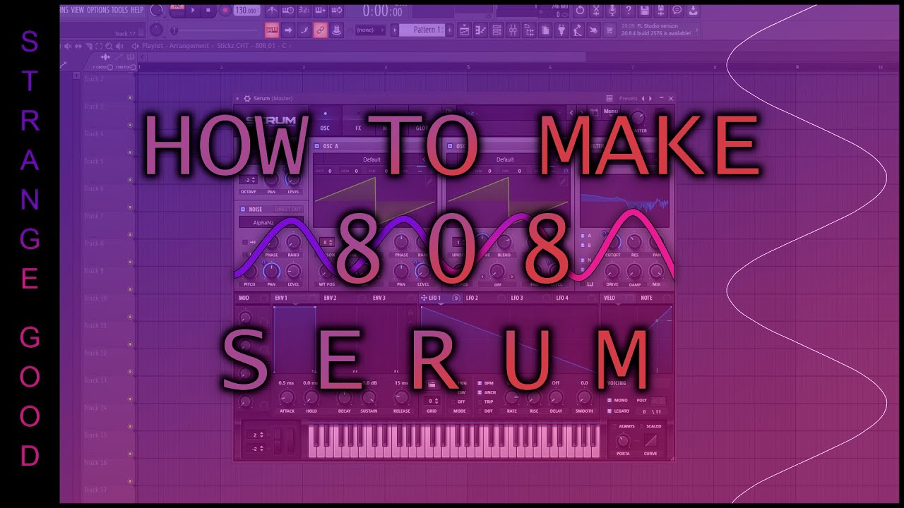How To Make 808 Bass in Serum | Trap Bass | Serum Tutorial | FL Studio