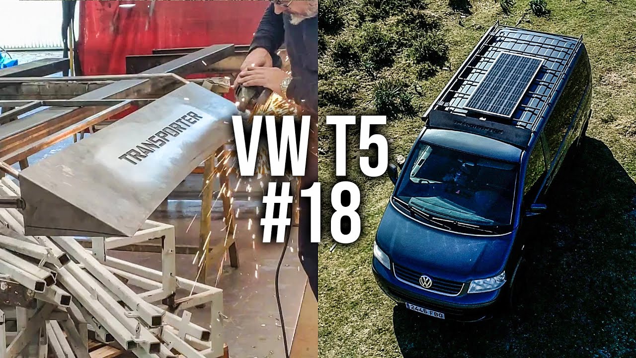 BACA LISTA! Instalación de visera cortavientos + pintura | PROYECTO VW T5 #18
