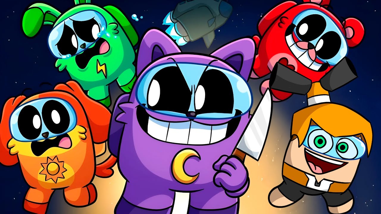 SMILING CRITTERS en AMONG US? | Palmita REACCIONA a Poppy Playtime