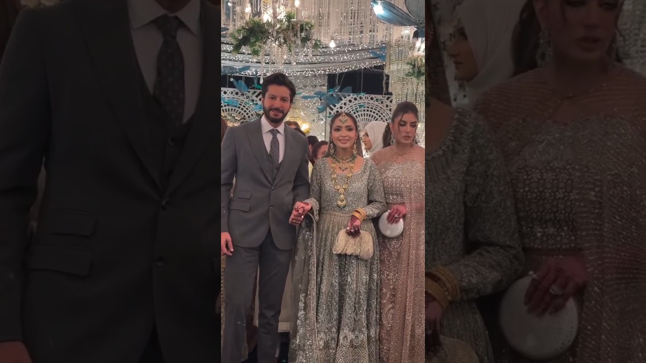 Actor arslan Fasial walima look 