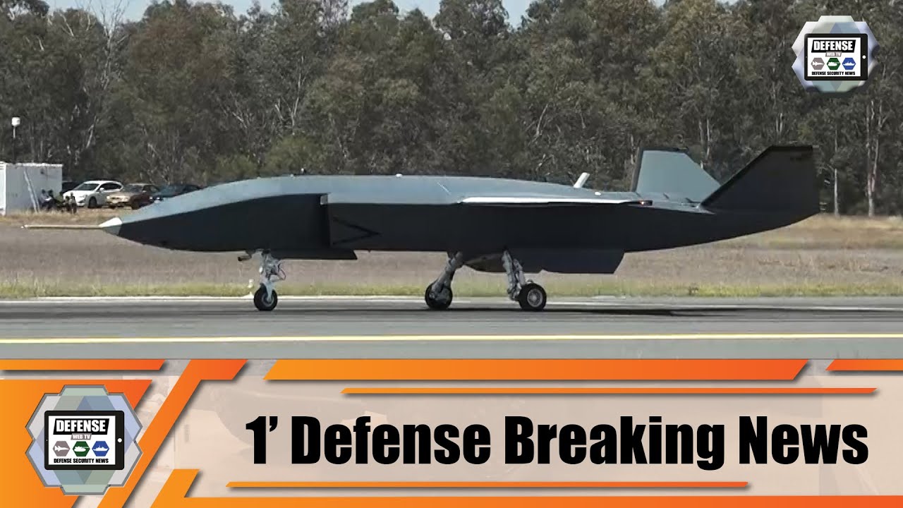 Boeing Australian Loyal Wingman Unmanned Aircraft completes first taxi Australia 1' defense news