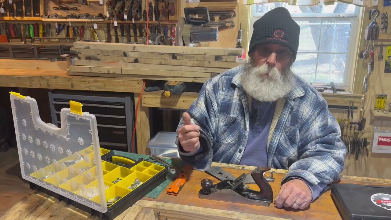 Old Doug’s work shop , nuts and bolts 