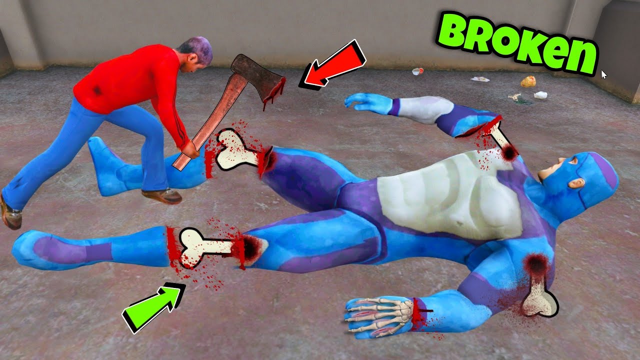 Tipson Broked 206 Bones Of Rope Hero In Gta 5 | Rope Hero Vice Town | Hindi | Black Spider 2.0