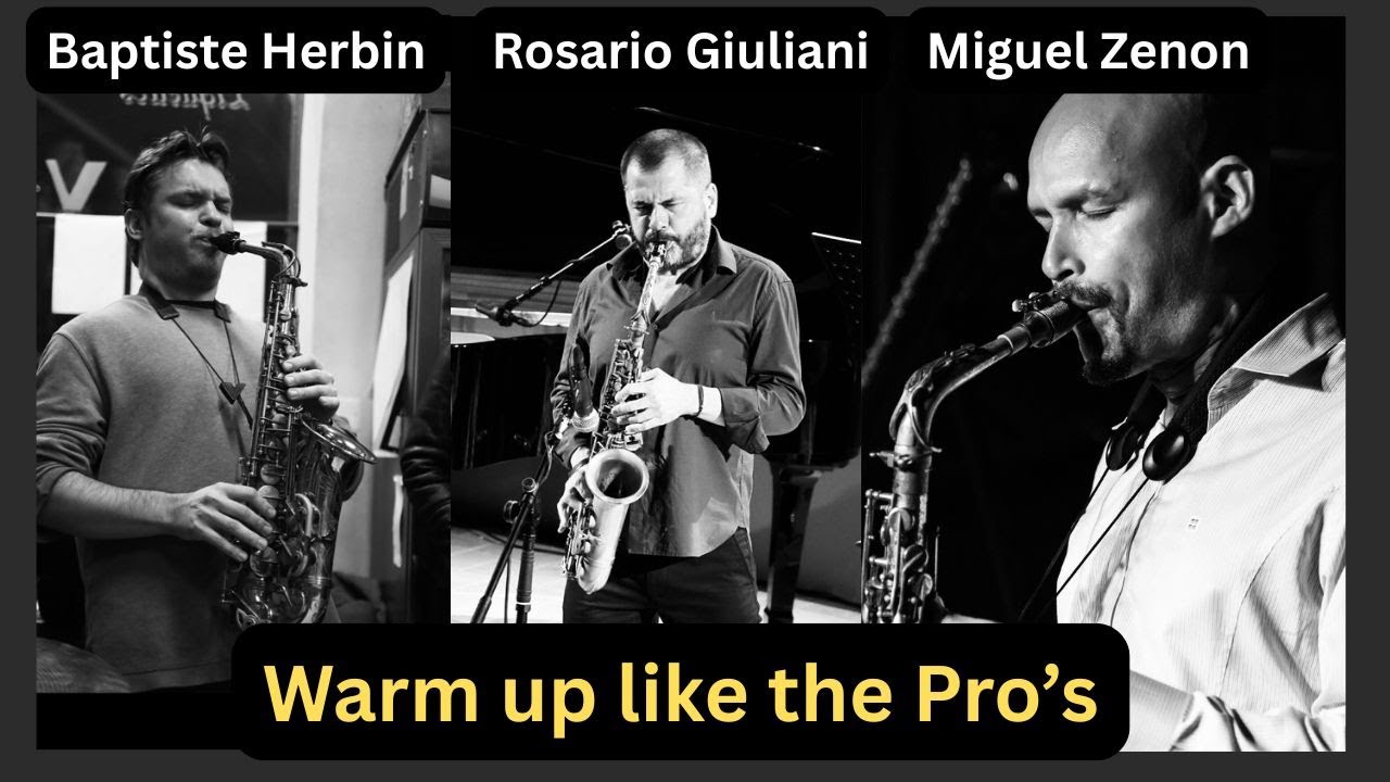 Warm Up like Rosario Giuliani - Miguel Zenon - Baptiste Herbin