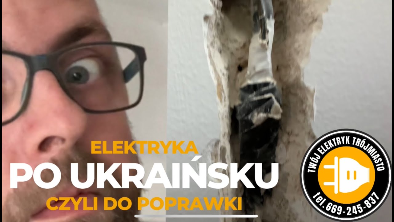 Elektryka PO UKRAIŃSKU - czyli do poprawki. Szukam awarii, lokalizuje przewody, naprawiam...