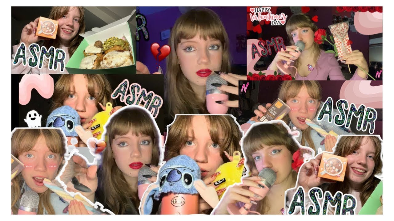 Los 5 Mejores ASMR de 2024 || Maquillaje, Comida, Roleplay y Sonidos Relajantes 💤🌧️ | Nayk 15
