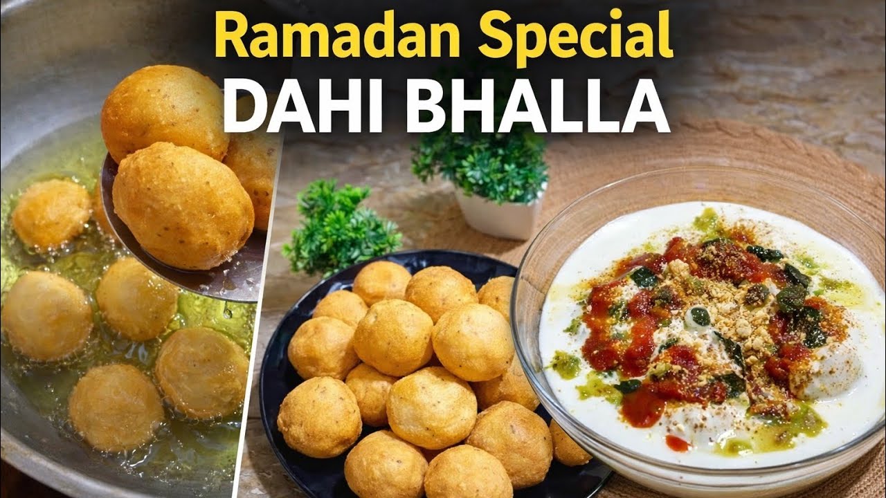 Homemade Dahi Bhalla😋 | Quick Iftar Special Snack Recipe 🌙
