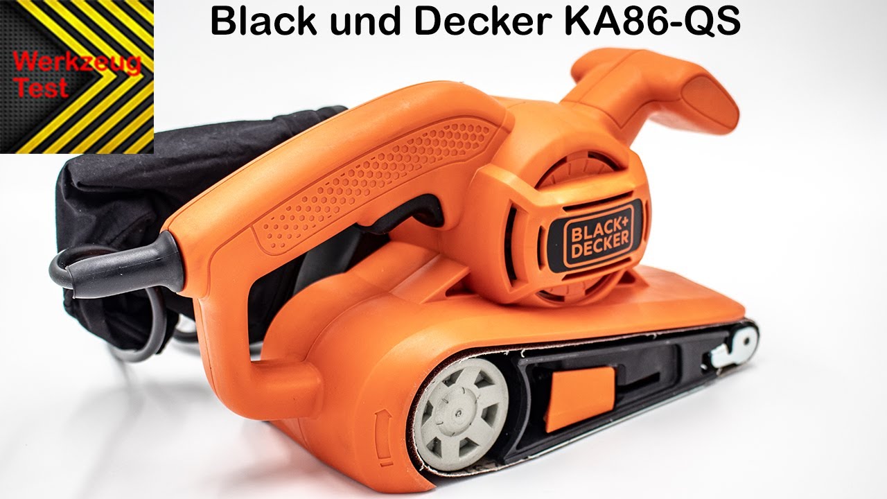 Bandschleifer Black und Decker KA86 QS - Werkzeug Test