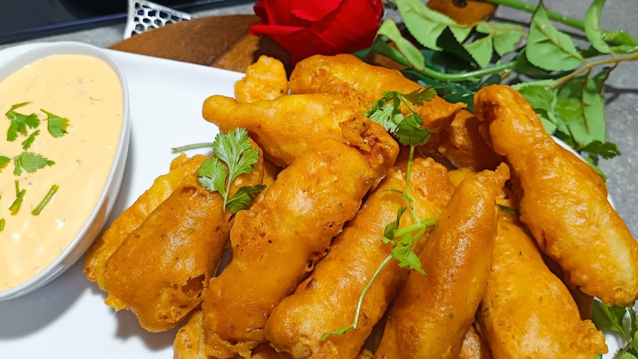 #Chinese styled fluffy finger Fish recipe bht hi mazedaar and yummy please try this recipe dua for 🤲