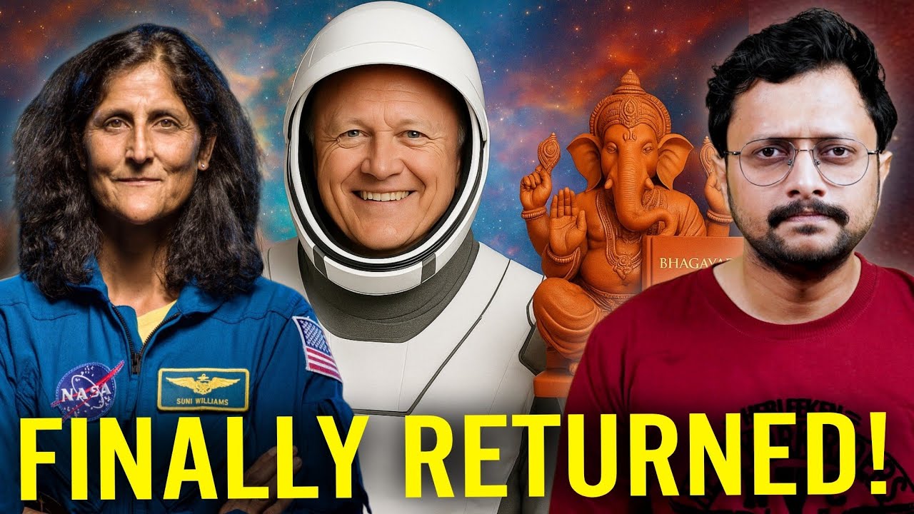 Sunita Williams & Butch Wilmore Are Back!🔥 She Took Hindu Gods and Scriptures to Space | SpaceX