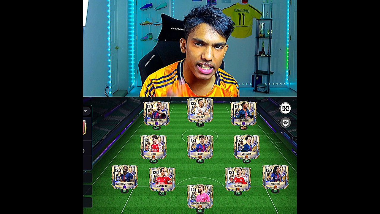My Full Utoty Team 🥶🤯 #eafc25 #eafc24 #eafcmobile #fifamobile #shorts#vishyfc #viral