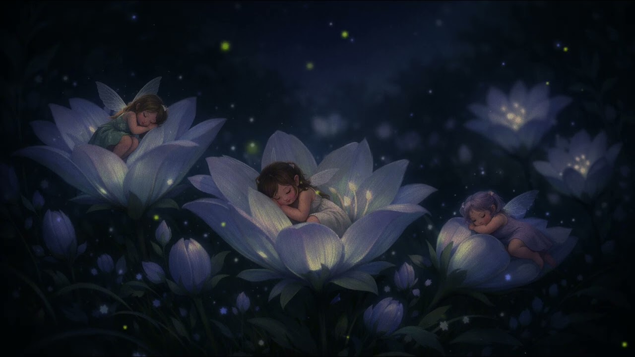 The Glowflower and the Sleeping Fairies | Gentle Sleep Music 🌙 (1 Hour)