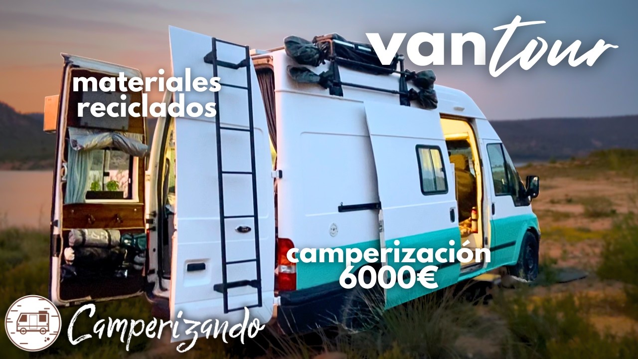 La CAMPER más INGENIOSA 💡 Menos de 6.000 € 😳💶 | VANTOUR Ford Transit Furgoneta camperizada