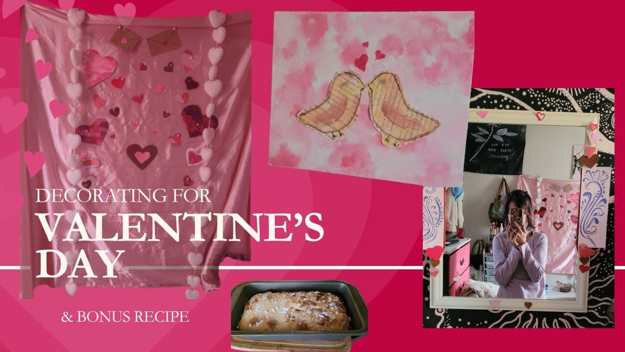 Valentines Day Room Makeover | Decorating and Marshmallow Loaf Recipe
