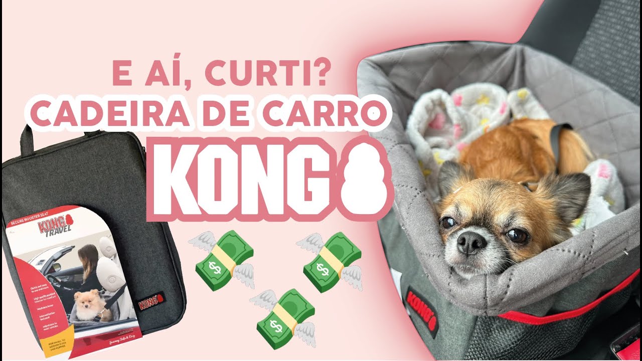 MELHOR CADEIRINHA DE CARRO PARA PET? | E AÍ, CURTI? | KONG CAR SEAT | VALE O INVESTIMENTO?
