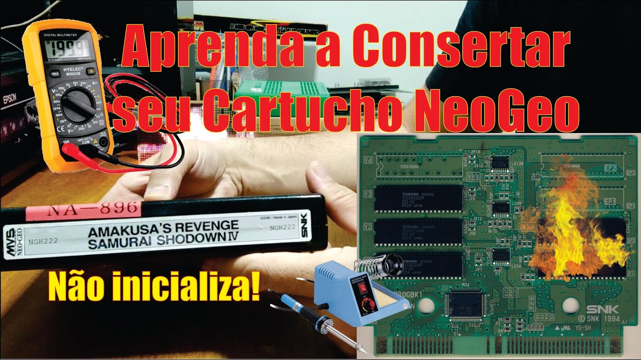 Conserto Cartucho Samurai Shodown 4 NeoGeo MVS