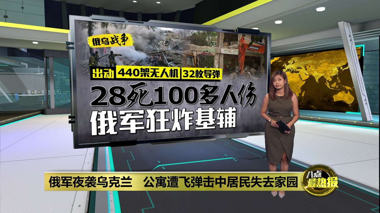 首都基辅遭俄军空袭   乌称今年最严重一击 | 八点最热报 19/06/2025