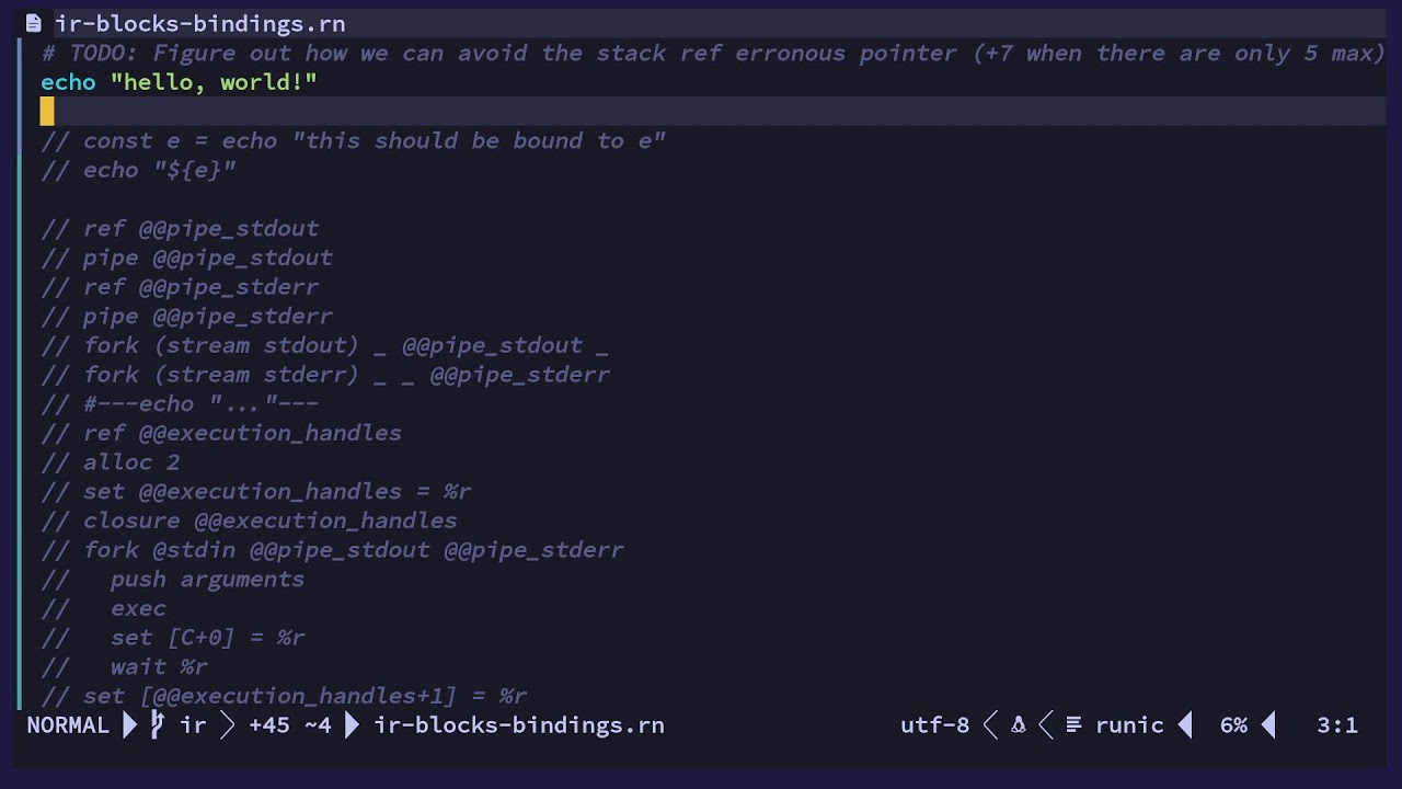[zig] making a bash-like scripting language