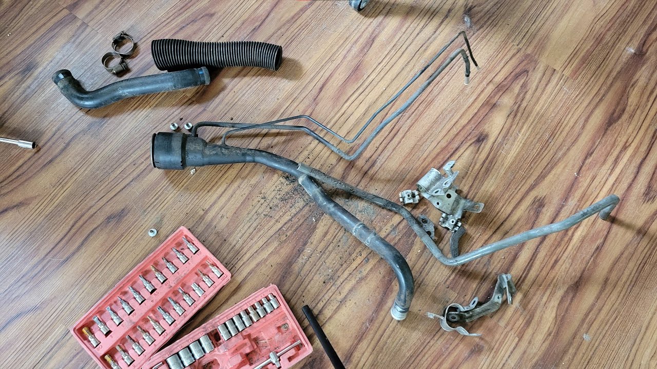 Rebuilding the Fuel Filler Neck for my Toyota Celica.
