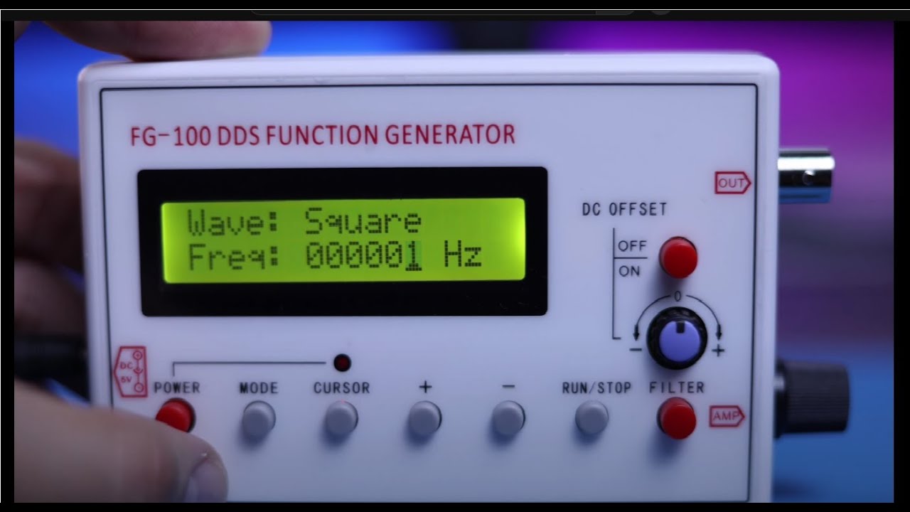 FG-100 DDS Function Generator - Test - 4K