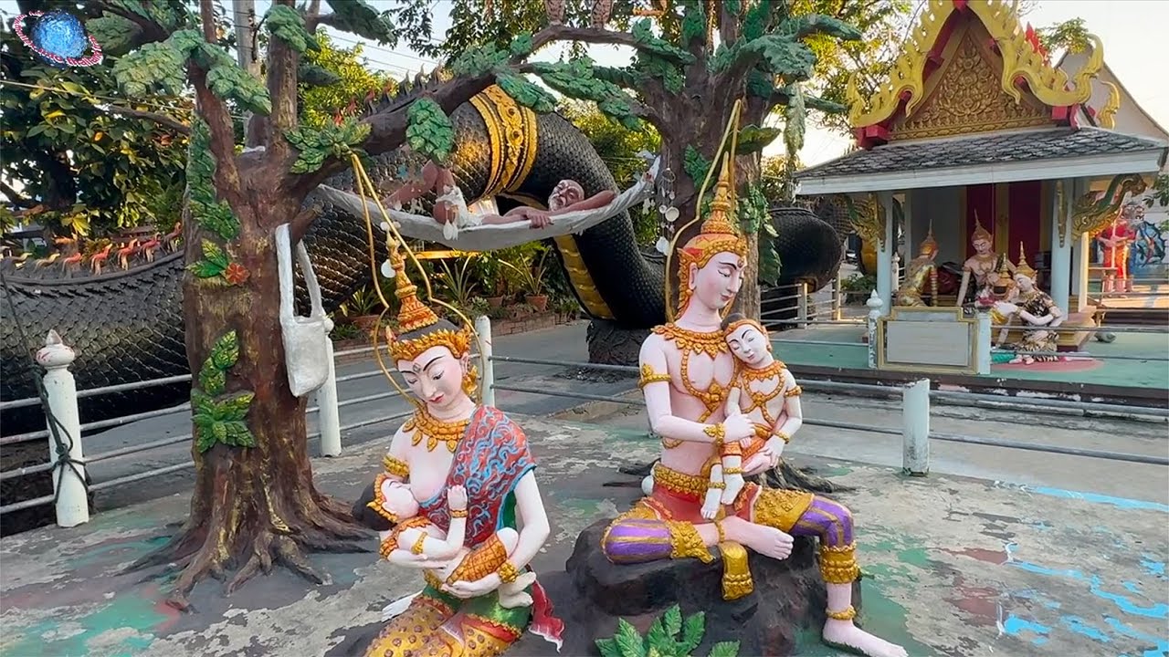 🇹🇭 THAILEX VDO Wat Bang Jahk: A Mythical Wonderland on the Chao Phraya River