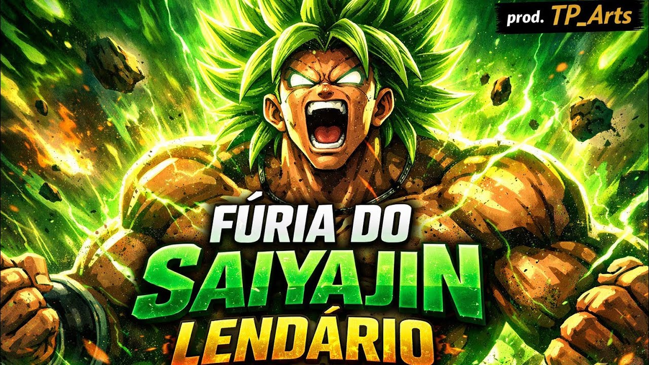 Broly - Fúria do Saiyajin Lendário | Rap de Anime (Dragon Ball)