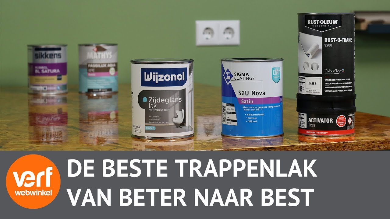 Welke verf gebruik je voor een trap?