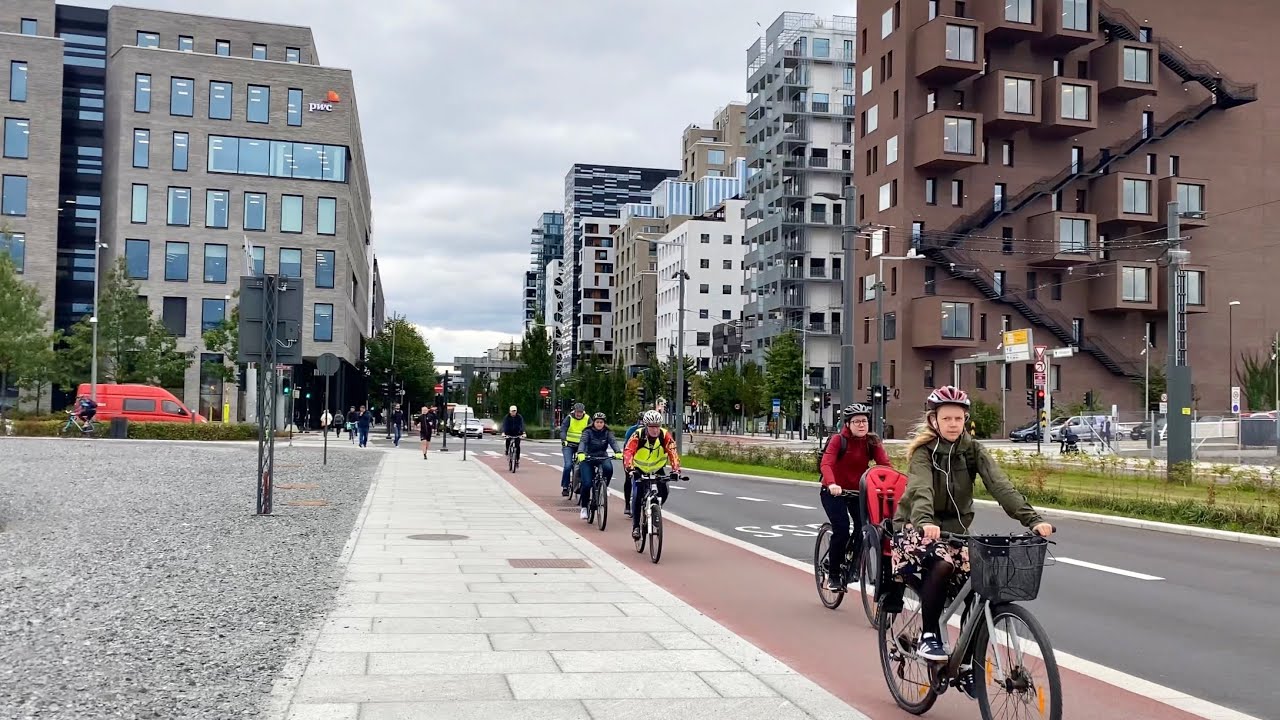 OSLO WALKING 4K 🇳🇴 GAMLEBYEN to BARCODE september 2021 by oslo elsa67