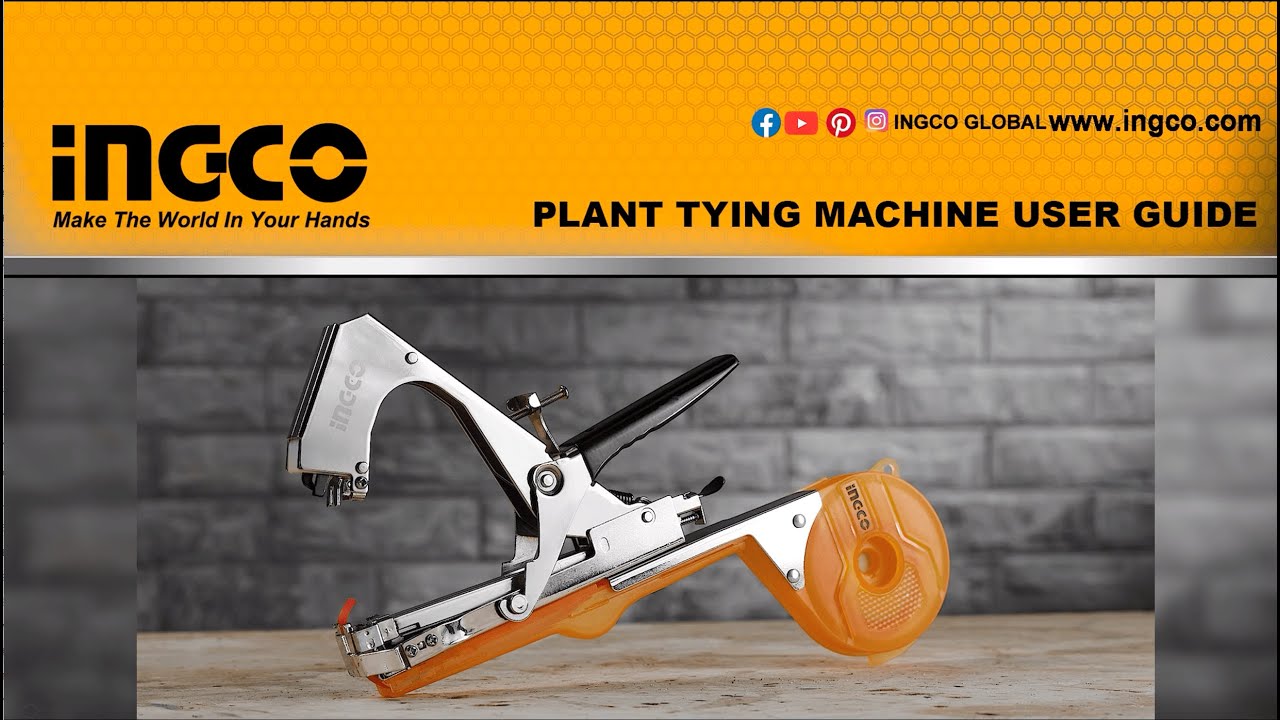 Δετικό -Συρραπτικό Φυτών Plant Tying Machine HPTM1258 INGCO