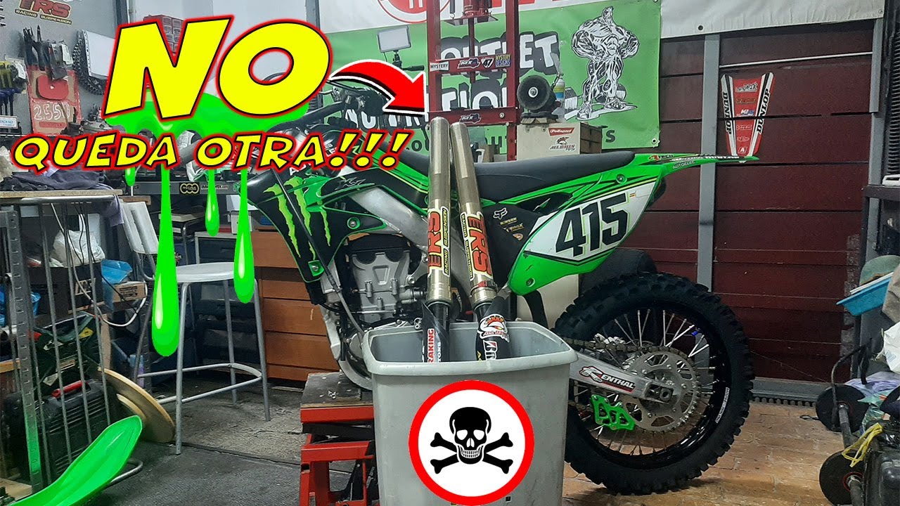 CÓMO MEJORAR las KAYABA PSF de KAWASAKI KXF 450🙄​