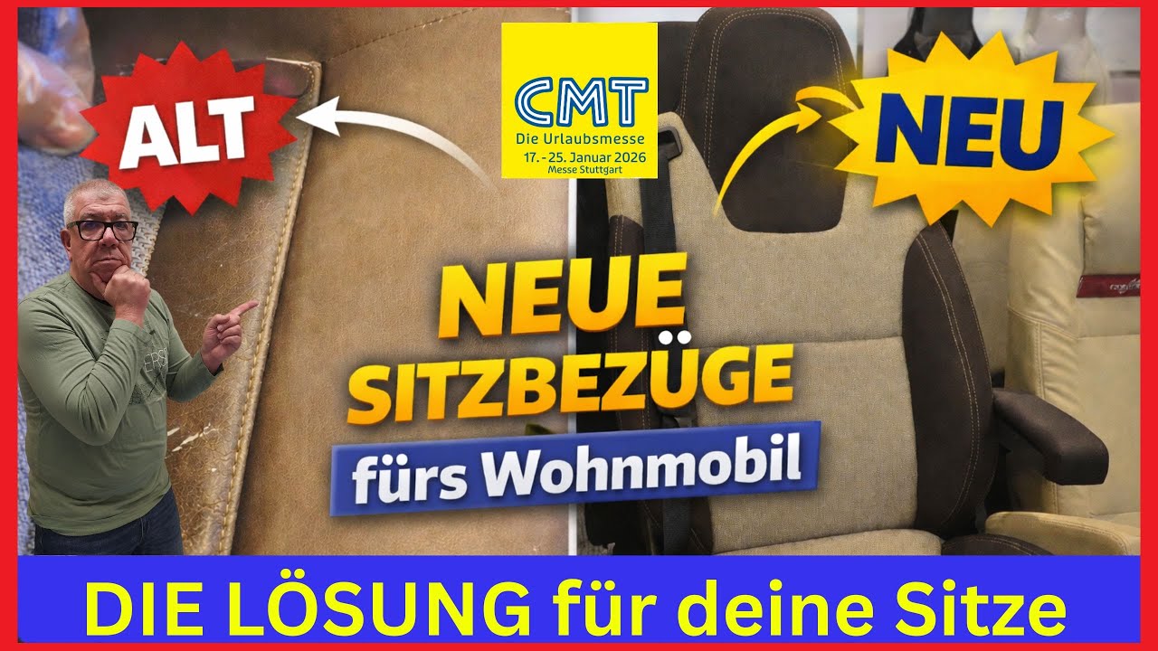 CMT 2026 Rissige Wohnmobilsitze reparieren – clevere Lösung